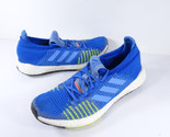 Adidas Pulse Boost HD Shoe Running Blue Solar Yellow Womens Size 8 EF092 - £17.97 GBP