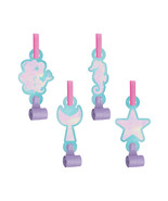 2.5 x 5.25 in. Iridescent Mermaid Party Blowers, 8 Count - $56.98 CAD