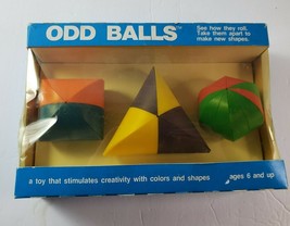 Vintage 1983 Orbix Odd Balls Set Of 3 Orbix Corp New In Box CIB Puzzle T... - $59.39