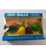 Vintage 1983 Orbix Odd Balls Set Of 3 Orbix Corp New In Box CIB Puzzle T... - £46.92 GBP
