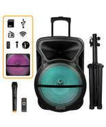 Trexonic Combination 15 Inch Bluetooth Portable Speaker and Tripod Stand... - $201.86