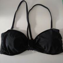 Gorgeous Ladies M&amp;S Black Bandeau Bikini Top Non-Wired Size 14 to 16 - $12.30