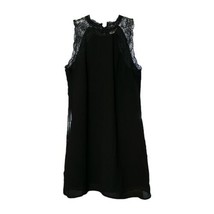 Pins &amp; Needles Womens Black Lace Trim Back Zip Sleeveless Mini Dress Siz... - £18.97 GBP