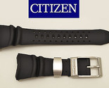  Citizen Eco-Drive Original DIVERS Watch Band  BLACK Rubber Strap  BJ805... - £79.89 GBP