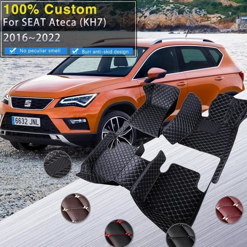 Car Mats For SEAT Cupra Ateca KH7 2016~2022 Auto Floor Rugs Protective Pad - $53.86+