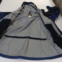 REI Elements RN#37249 Unisex Blue/Black Under Arms Zipper Hooded Jacket Size L image 12