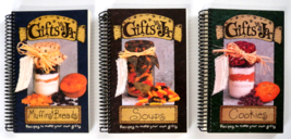 Gifts in a Jar Lot of 3 Recipe Books Muffins &amp; Breads-Soups-Cookies 2001,Spiral - £11.64 GBP