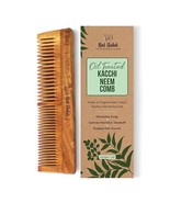 Kacchi Neem Wooden Comb Soaked In 13 Herbs Neem &amp; Sesame Oil For Multi-A... - $700.13 MXN