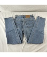 Vintage Levis 550 Jeans Womens Sz 5 Med Blue Denim Relaxed Fit Tapered L... - $33.31