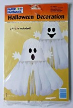 1994 Paper Fantasies Halloween Ghost Decoration 23cm Set of 2 New In Packaging - £11.87 GBP