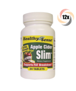 12x Bottles Healthy Sense Apple Cider Slim Dietary Tablets | 24 Per Bottle - $22.85