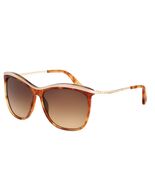 New BEBE BB7147 238 Amber Shimmering Tortoise Sunglasses 58mm with Bebe ... - $69.25
