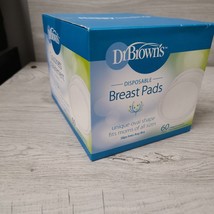 Dr. Brown&#39;s Disposable Breast Pads 60 Count New Sealed Box Breastfeeding Mother - £5.90 GBP