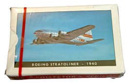 Vintage TWA COLLECTOR’S SERIES Playing Cards  Bridge - Boeing Stratoline... - £4.70 GBP