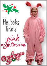 A Christmas Story Ralphie In Pink Bunny Suit Nightmare Photo Fridge Magn... - $3.99