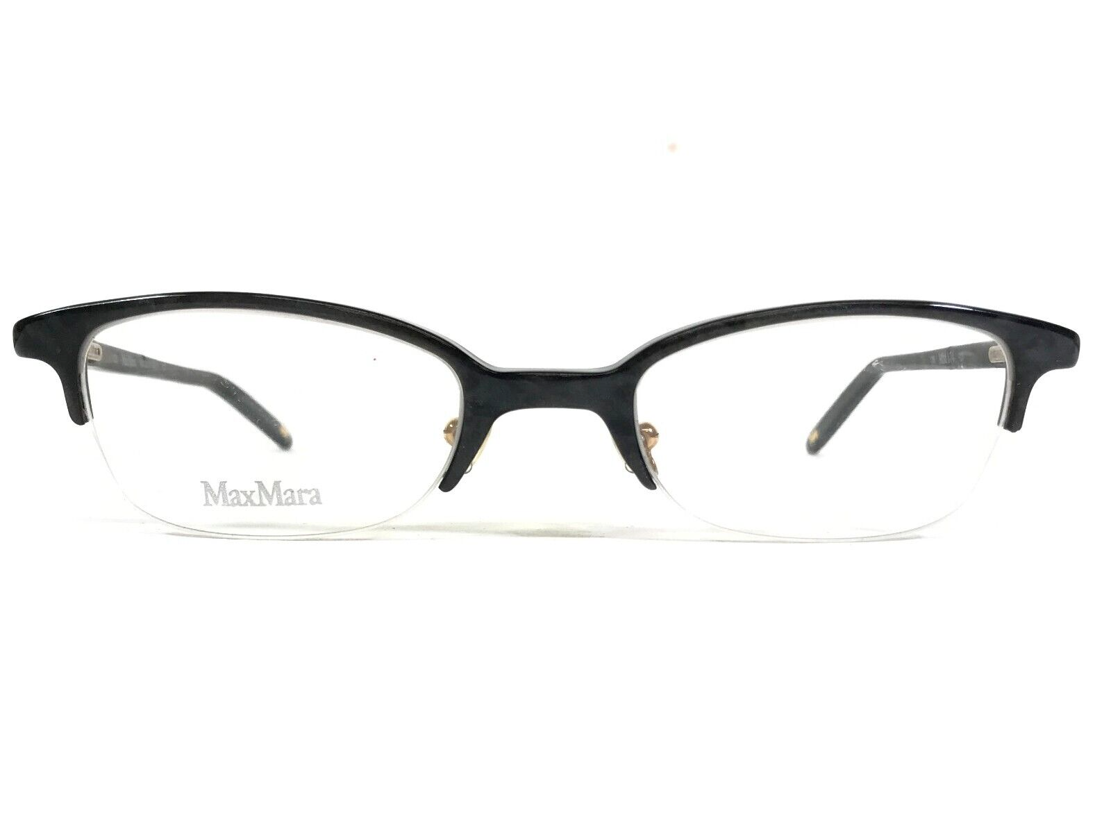 Max Mara Brille Rahmen MM 174 413 Grau Rechteckig Voll Felge 49-21-135 - $49.48