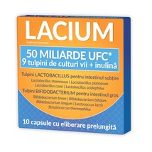 Lacium 50 billion UFC, 10 cps, Maintains and Restore Microflora Intestinal Tract - £15.13 GBP