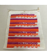 Vintage hollywood park drawstring style plastic bag tote horse racing ra... - £15.44 GBP
