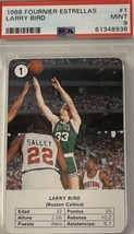 1988 Fournier Estrellas Larry Bird Card #1 NBA Boston Celtics Basketball - PSA 9 - £29.41 GBP