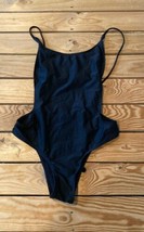 Sunny Co Women’s One piece Swimsuit size M Black CB  - £10.21 GBP