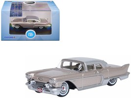 1957 Cadillac Eldorado Brougham Sandalwood Beige Metallic with Silver Top 1/87 - £19.42 GBP