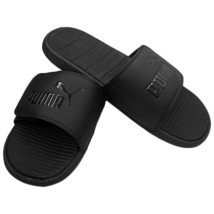 Nwt Puma Msrp $51.99 Cool Cat V Sport Men&#39;s Black Slip On Slides Sandals Size 8 - £18.39 GBP