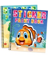 2PCS Sea Animal Crafts for Kids Ages 4 8 Sticker Paint Books Gift Party ... - £23.64 GBP