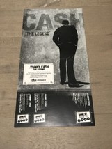Johnny Cash The Legend (box set) RARE promo release poster double sided ... - £11.09 GBP