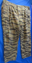 Tiger Stripe Vietnam Era Style Combat Tactical Jungle Fatigues Pants 44X30 - £82.85 GBP