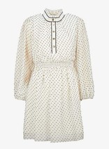 NWT Sandro Rosalie in Blanc Blue Swiss Dot Mini Dress 36 / US 4 $395 - £111.06 GBP