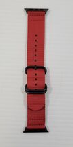 *B4) Nylon Smartwatch Sports Buckle Strap Band Red - $9.89
