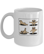 Coffee Mug Funny Pug Yoga Puppy Workout  - £11.82 GBP