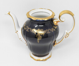 Vintage Echt Weimar Kobalt Katharina Teapot #20003 8&quot; No Lid - $74.25