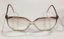 Vintage Tura Eyeglasses Bifocal Ladies Acrylic Brown Sheer Frame # 319 Italy 80s - £16.15 GBP