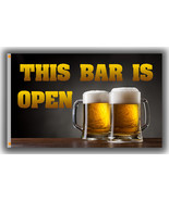 This Bar Is Open Flag 90x150cm 3x5ft  Advertising Decor Best Banner - $14.55