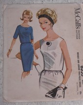McCall&#39;s Pattern 6355 Misses&#39; Scooped Neck Overblouse &amp; Slim Skirt Size 12 Uncut - £11.90 GBP
