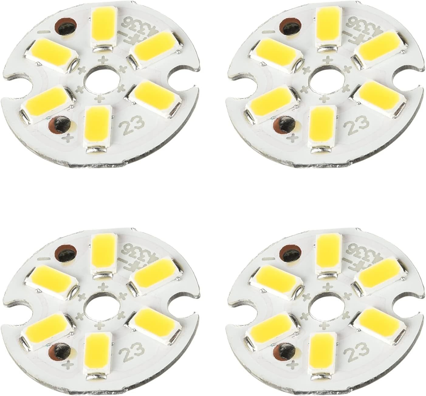 Othmro 4Pcs.300Ma 3W Led Chip Bulb, 9-11V Super Round Led, Light Marine ... - $26.97