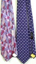Mens 2 Vintage Tie Lot  4.5 Wide 70s  Don Loper Stark Bros NWOT - $32.83