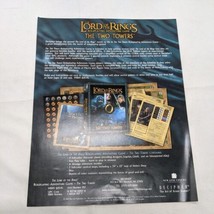 The Lord Of The Rings The Two Towers Advertisement Sheet - £13.94 GBP