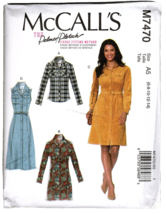 McCall&#39;s M7470 Misses 14 to 22 Shirt, Shirt Dress and Belt Uncut Sewing ... - $14.81