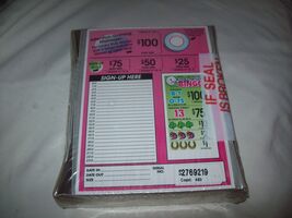 Vintage 1997 Pull Tabs Tickets Game - Lucky Pick Bingo - new and sealed - €42,51 EUR