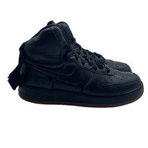 Nike Air Force 1 High 07 Black Shoes Gum Brown Mens Size 10 - $89.08