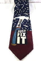 Binford Hammer Mens Home Improvement Polyester Tie By Remington Apparel Co. - $9.49