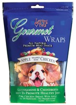 Loving Pets Gourmet Wraps Dog Treat Apple &amp; Chicken 1ea/6 oz - £13.41 GBP