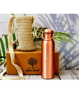 India House Pure Copper Water Bottle |Seamless Leakproof Ayurvedic Coppe... - $700.28 MXN