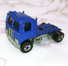 Vintage 1979 Hot Wheels mack blue Semi Truck diecast car - £4.44 GBP