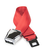 Flybuckle Airplane Seat Belt Fashion Belt - Fire Red, Medium - $13.99