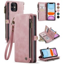 For Iphone 11 Case, Iphone 11 Wallet Case For Women Men, Durable Pu Leather Magn - £32.25 GBP