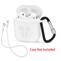 Case Cover for Apple AirPods + Holder AirPod Strap Silicone Protective Charging  - £6.42 GBP