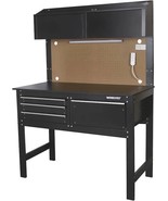 WORKPRO 2-In-1 Steel Garage Combo Workbench Workshop Tool Storage Cabine... - $1,382.45 MXN